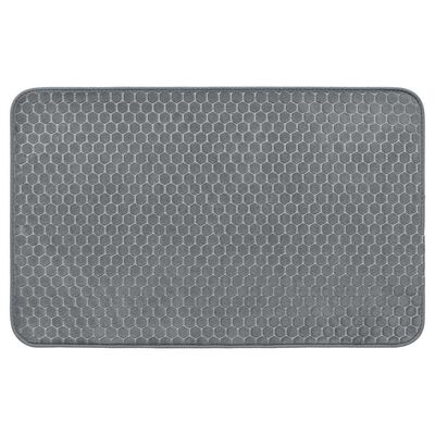 Dywanik łazienkowy Bologna 50 x 80 cm szary