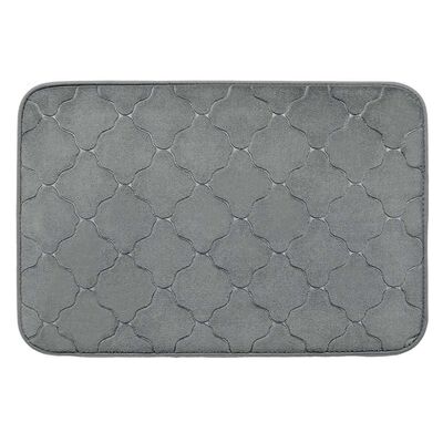 Dywanik łazienkowy Napoli 40 x 60 cm szary