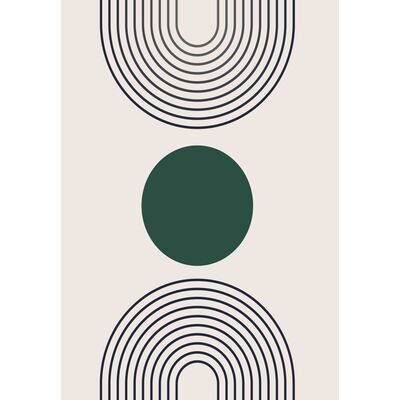 Dywan Madrid 160 x 230 cm geometryczny szaro-zielony