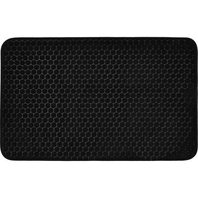 Dywanik łazienkowy Bologna 50 x 80 cm czarny