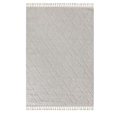 Dywan prostokątny Jardin 80 x 150 cm szary