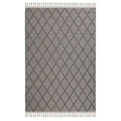 Dywan prostokątny Jardin 80 x 150 cm ciemnoszary