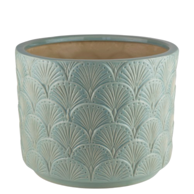 Donica ceramiczna Abanico S 18 cm morski