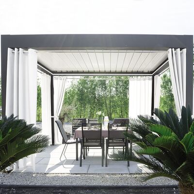 Zasłona gotowa Sereno na przelotkach 140 x 220 cm biały