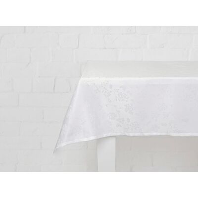 Obrus Flower Bloom 180 x 130 cm biały