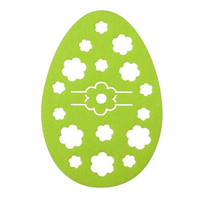 Podkładka Jajo filcowa na sztućce 15 x 21 cm zielony