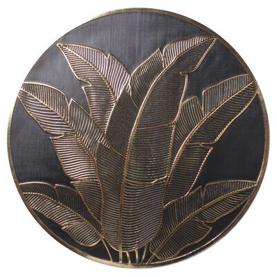 Podkładka Belo okrągła 38 cm czarno-złoty