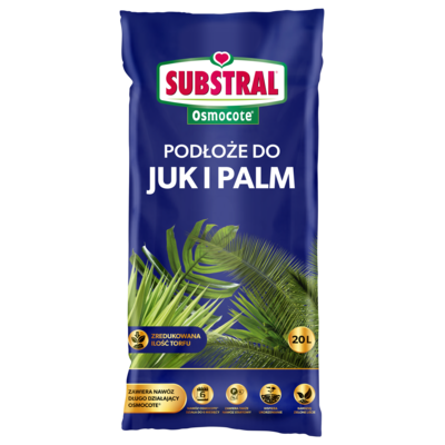 SUBSTRAL Gotowe podłoże Osmocote DO JUK I PALM 20 l