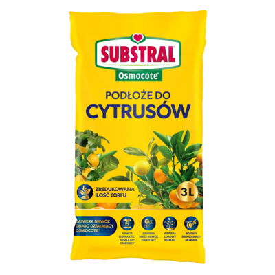 SUBSTRAL Specjalistyczne podłoże Osmocote DO CYTRUSÓW 3 l
