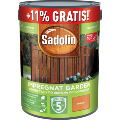 Sadolin Impregnat dekoracyjny do drewna ogrodowego  Garden jasna sosna 5,55 l