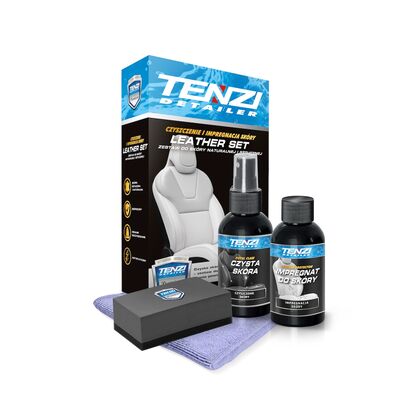 Zestaw do czyszczenia skóry i impregnacji LEATHER SET 100 ml Tenzi