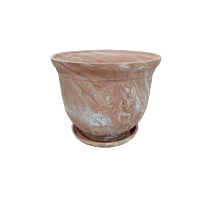 Doniczka ceramiczna mrozoodporna Grecka 11 x 12,5 cm terakota