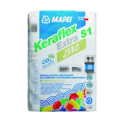 Klej do płytek KERAFLEX EXTRA S1 ZERO szary 25 kg