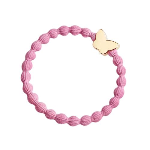 By Eloise London Gold Butterfly Rose Pink Gumka do włosów 1 szt Odcień Rose Pink