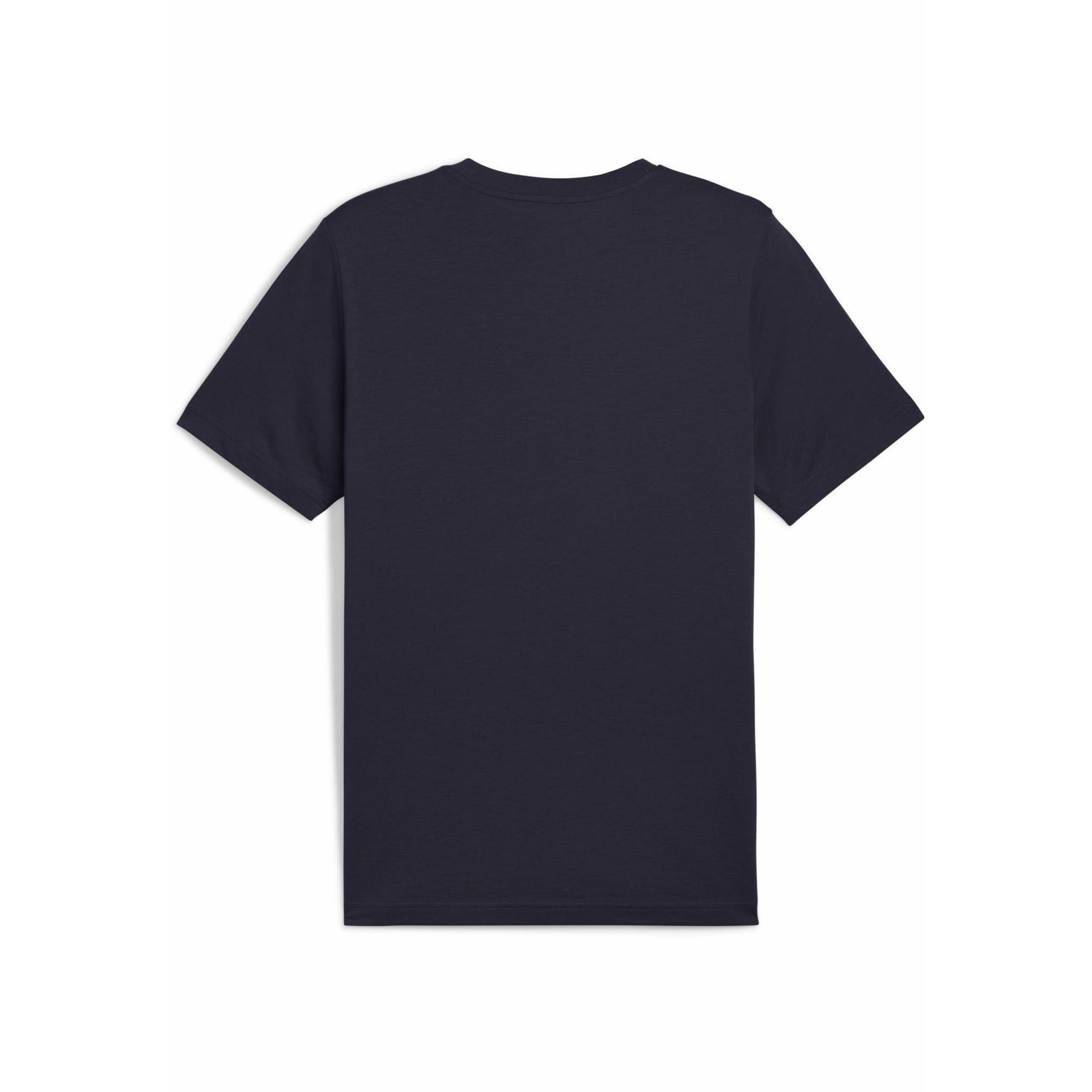 Męska koszulka Essentials z dwukolorowym logo No. 1 PUMA New Navy Blue