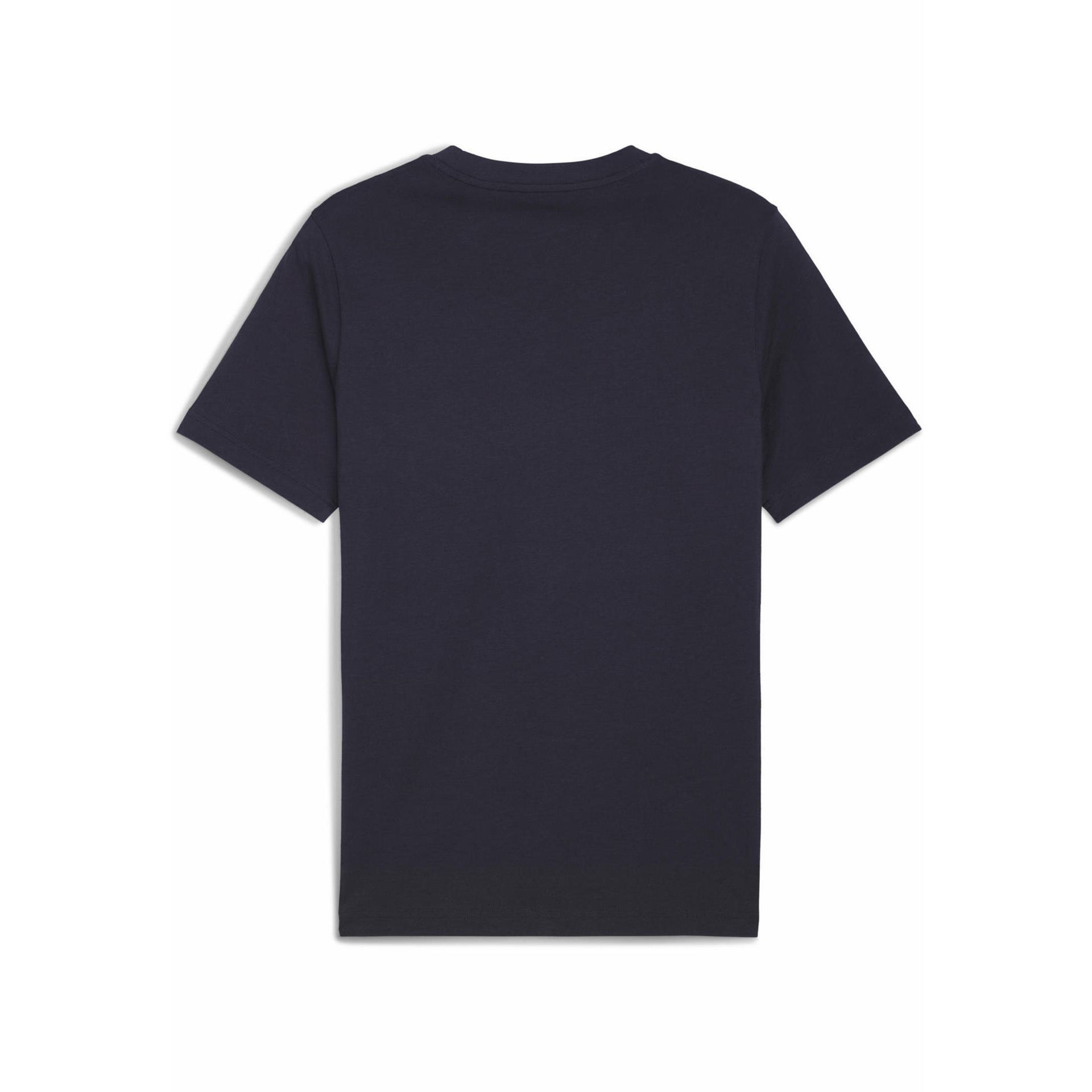 Męska koszulka o kwadratowym kroju z grafiką PUMA New Navy Blue