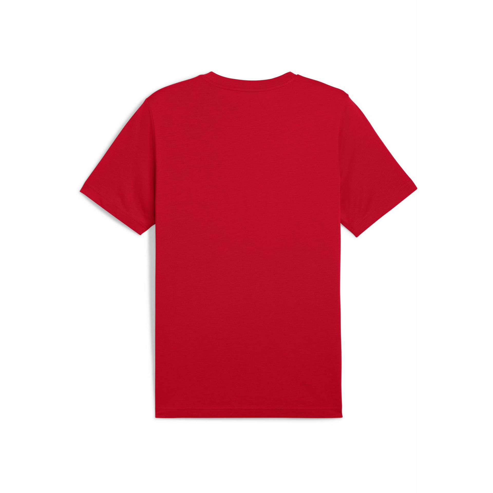 Męska koszulka Essentials z dwukolorowym logo No. 1 PUMA For All Time Red