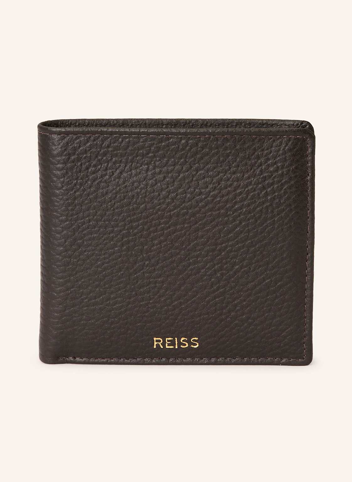 Reiss Portfel Grainy braun