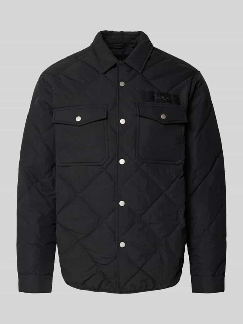 Kurtka koszulowa z kołnierzykiem typu kent