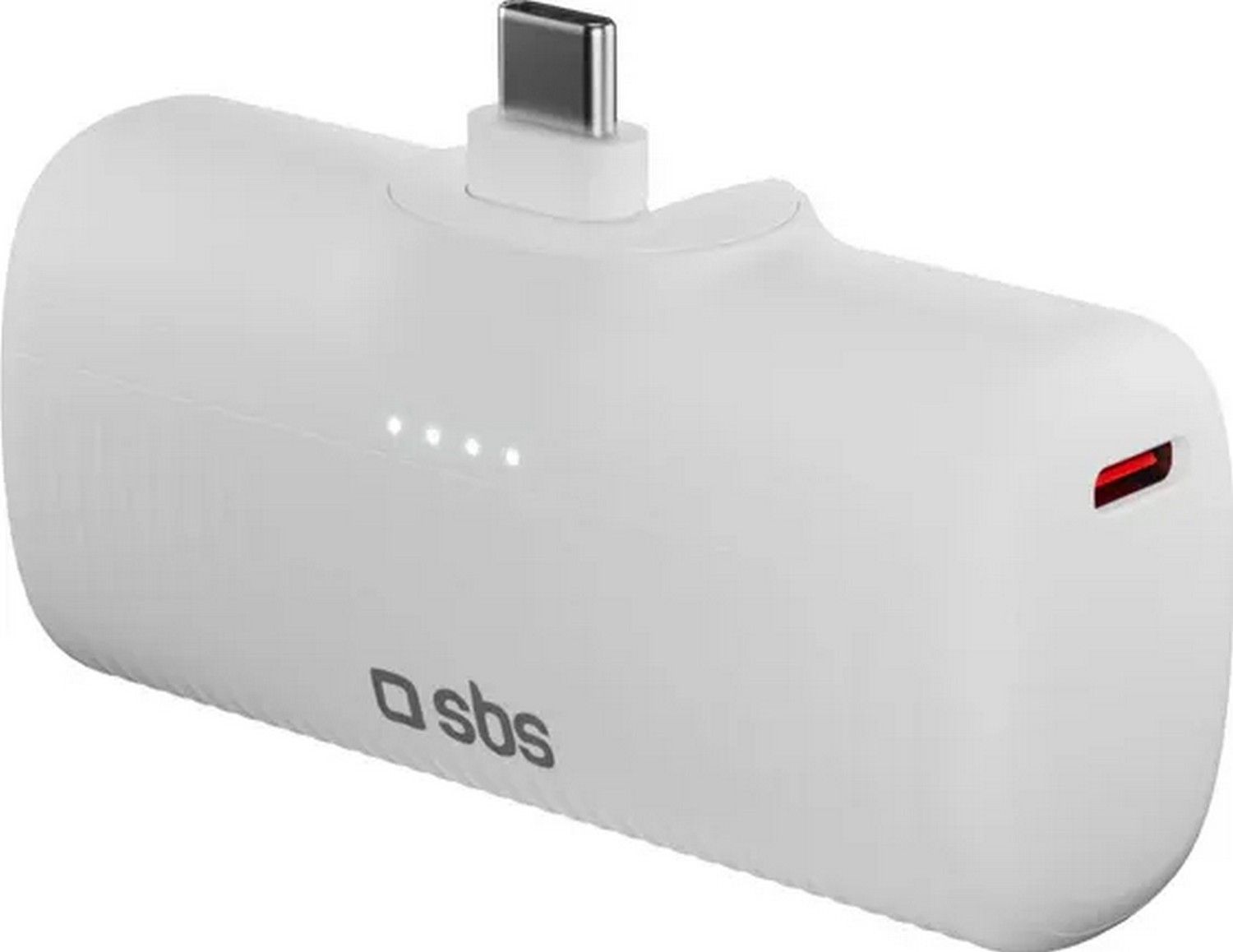 SBS EcoPower 5000 mAh 10W z wbudowanym portem USB-C biały