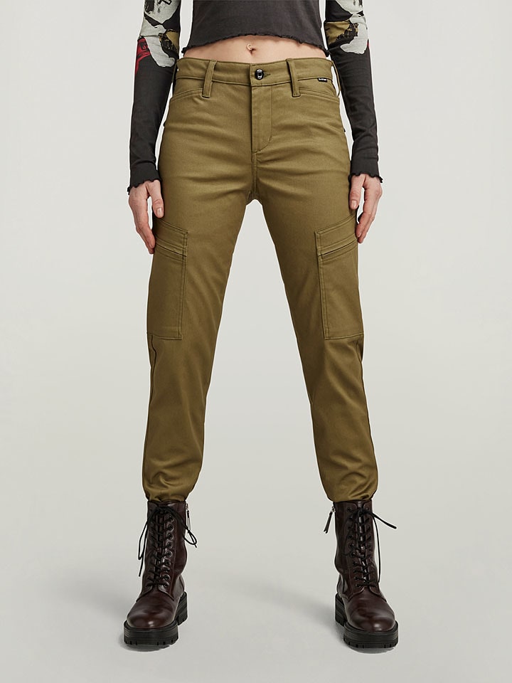 G-Star Bojówki w kolorze khaki