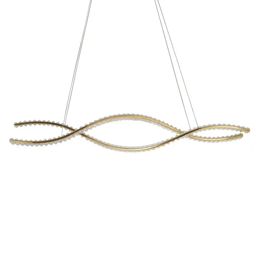 Designerska lampa wisząca SPARK AZ6563 LED 3000-4000K z pilotem złota