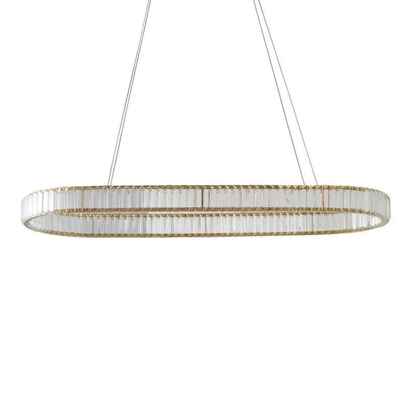 Kryształowa lampa wisząca SPARKING AZ6567 LED CCT z pilotem złota