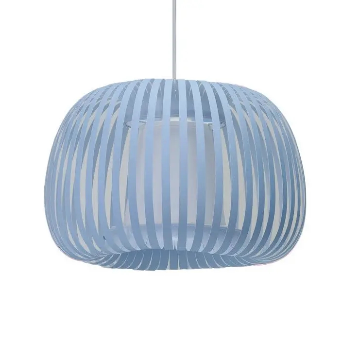 Wisząca lampa nad wyspę AGORA AZ6642 do jadalni niebieska