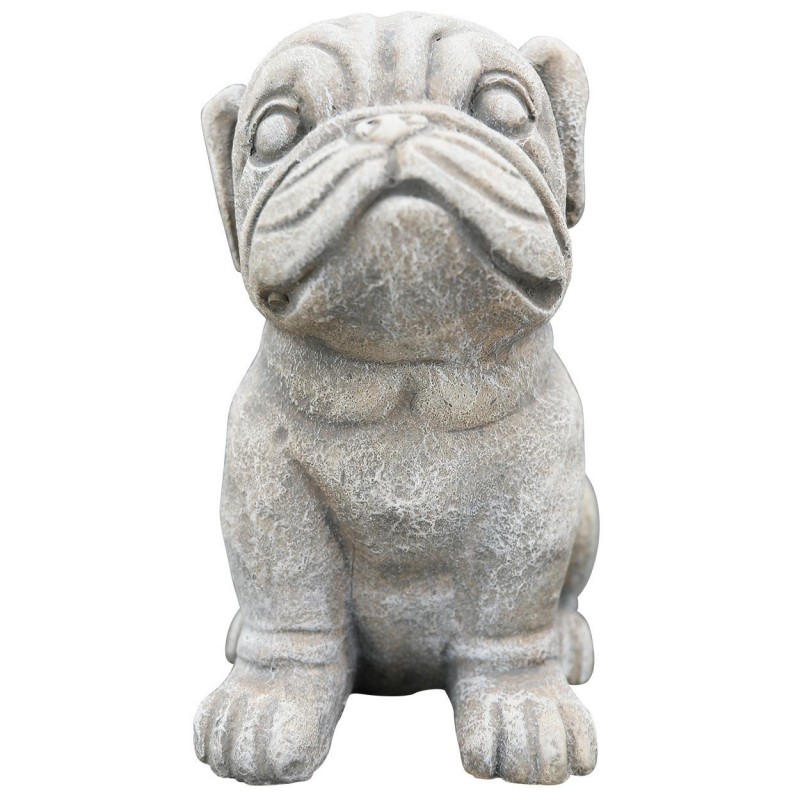 HowHomely Figurka psa z cementu h19 cm