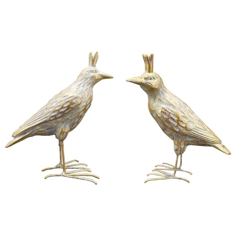 Dekoracyjne złote ptaszki h11,5 cm