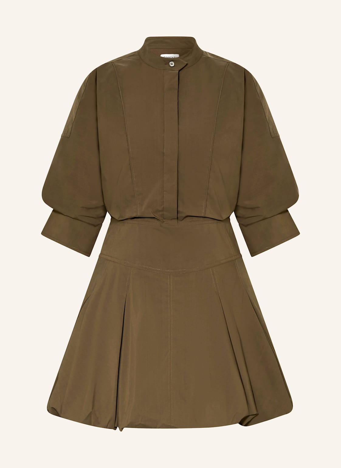 Simkhai Sukienka Effie Bubble Z Rękawami 3/4 gruen