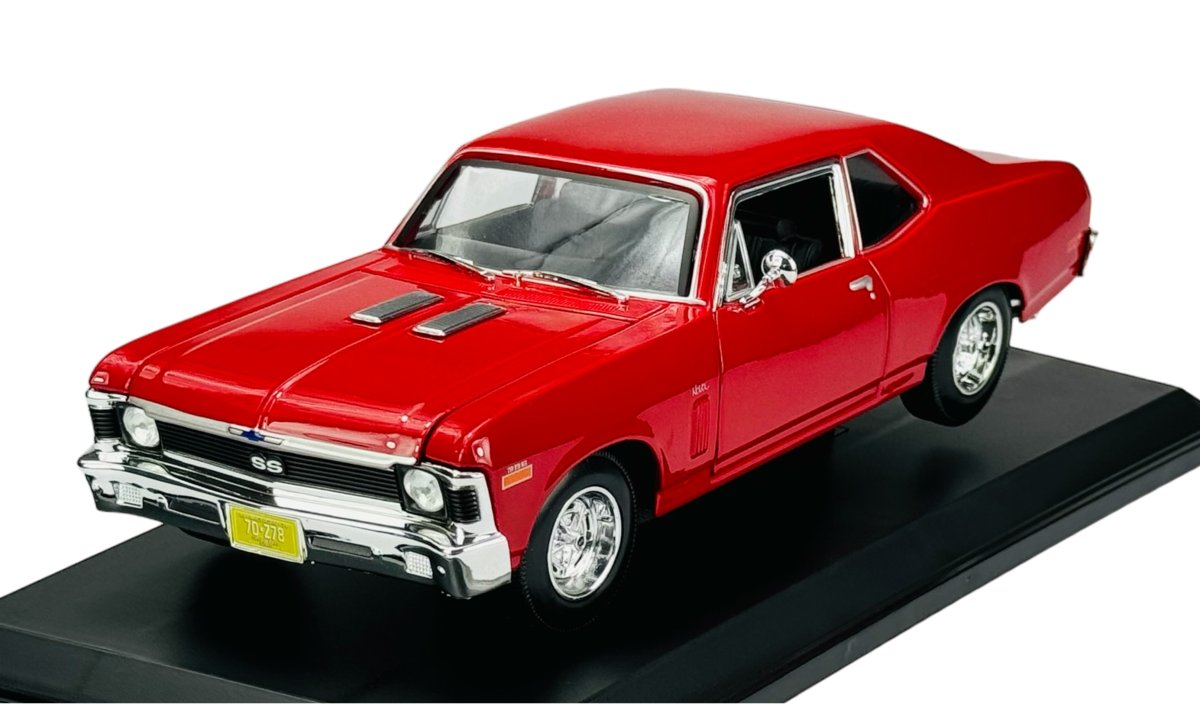 MAISTO 1970 CHEVROLET NOVA SS CZERWONY 1:18 31132