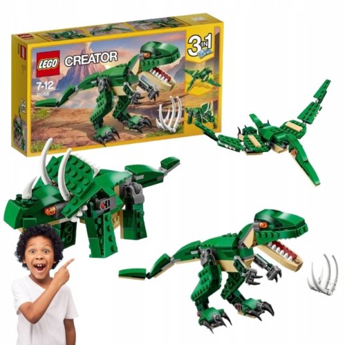 LEGO Creator 3 w 1 3105800 KLOCKI LEGO CREATOR POTĘŻNE DINOZAURY