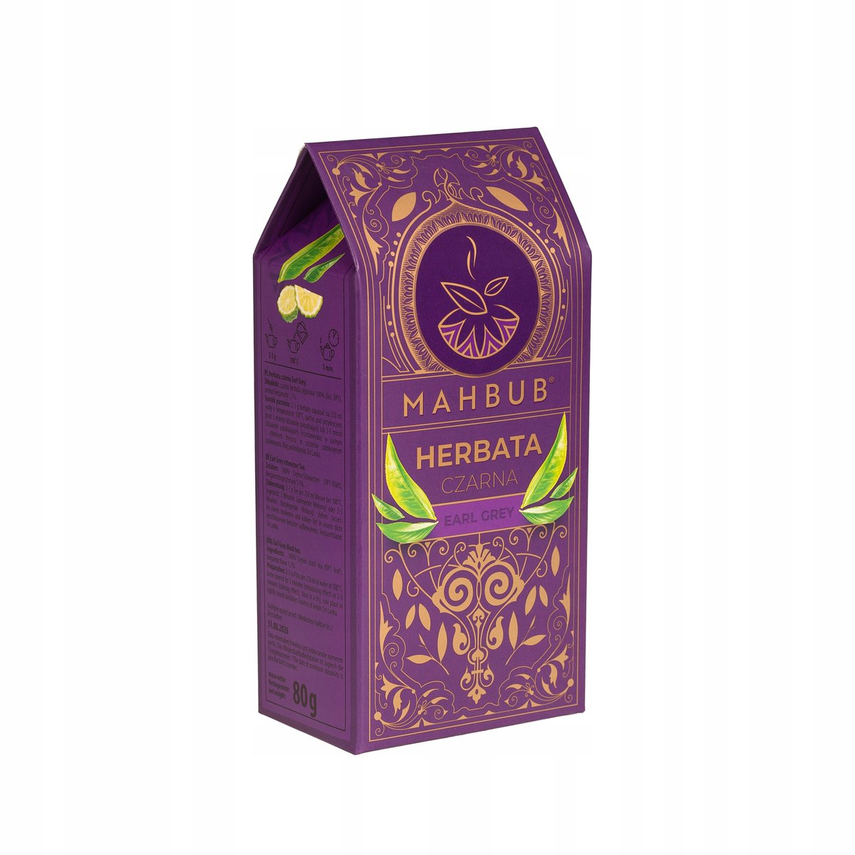 Mahbub Black tea with Bergamot aroma 80g - Earl Grey