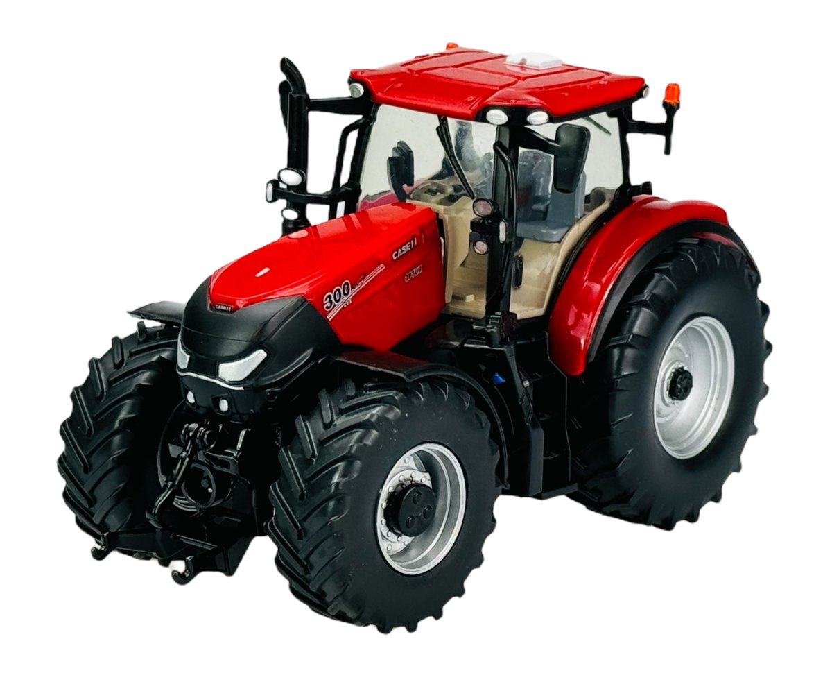 TOMY BRITAINS CASE IH OPTUM 300 CVX TRAKTOR CZERWONY 1:32 43136A1