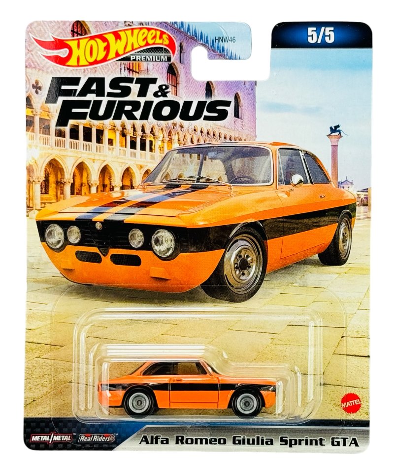 HOT WHEELS 2023 ALFA ROMEO GIULIA SPRINT GTA FAST AND FURIOUS 5/5 HKD29