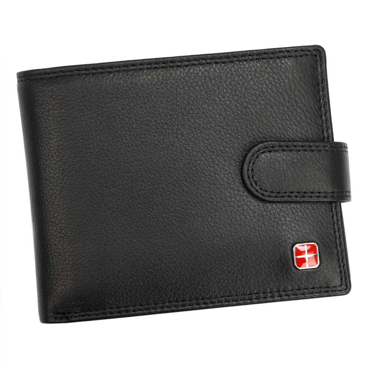 Skórzany rozbudowany męski portfel Albatross RFID