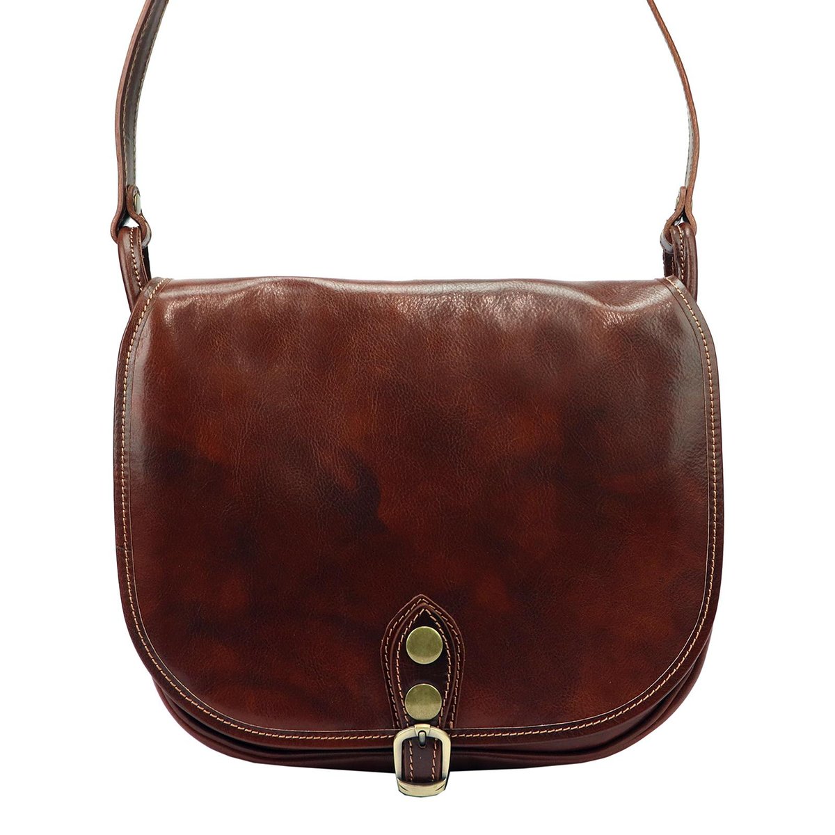 Skórzana listonoszka przez ramię stylowa Florence