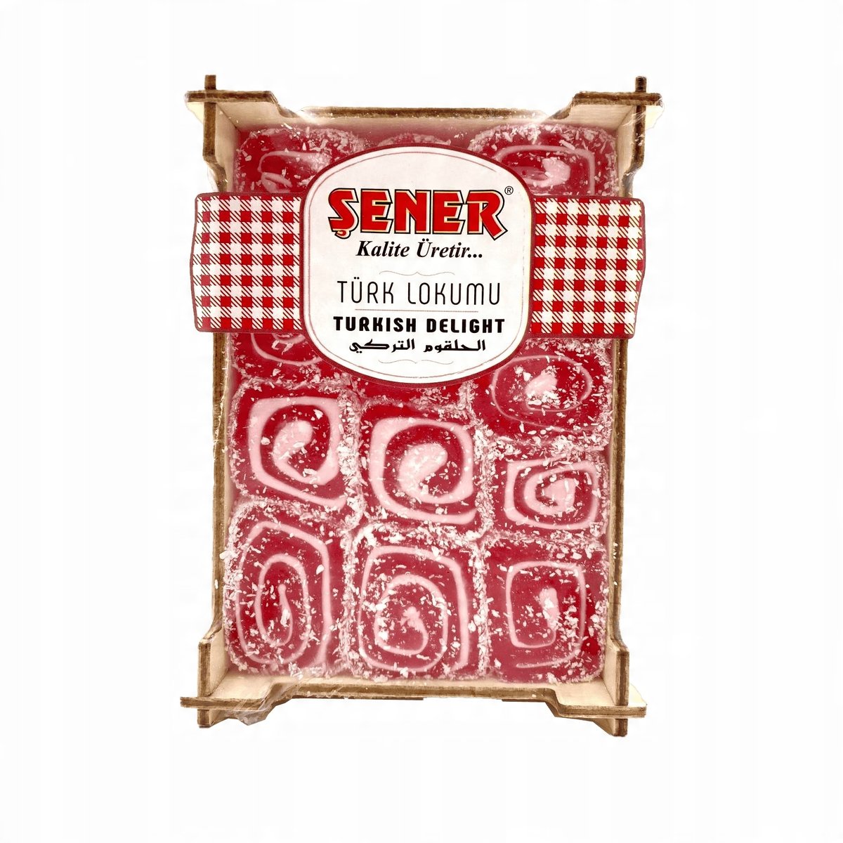 LOKUM Turkish delicacy pomegranate flavored Rolls 200g Sener