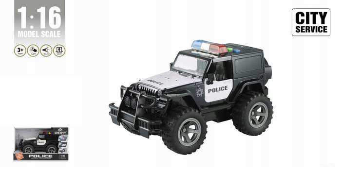 ND21_112055 Auto z napedem 1:16 Police