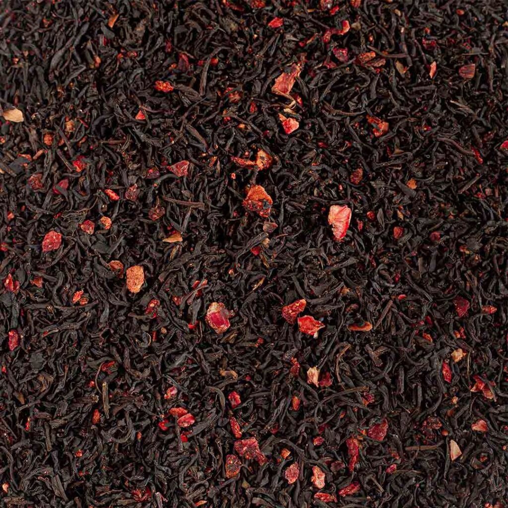 black Tea Strawberry 100g leaf MONTABELLE