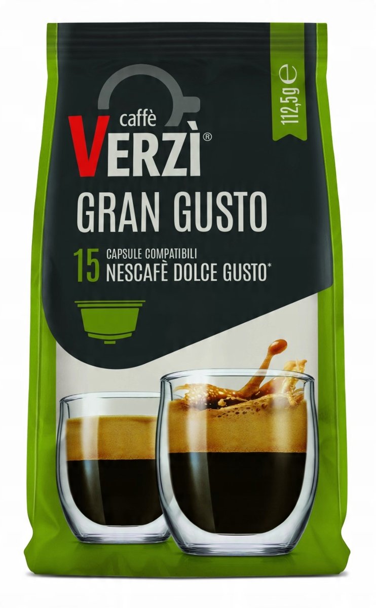 Capsules coffee Gran gusto for Dolce gusto 15 pcs Verzi caffe