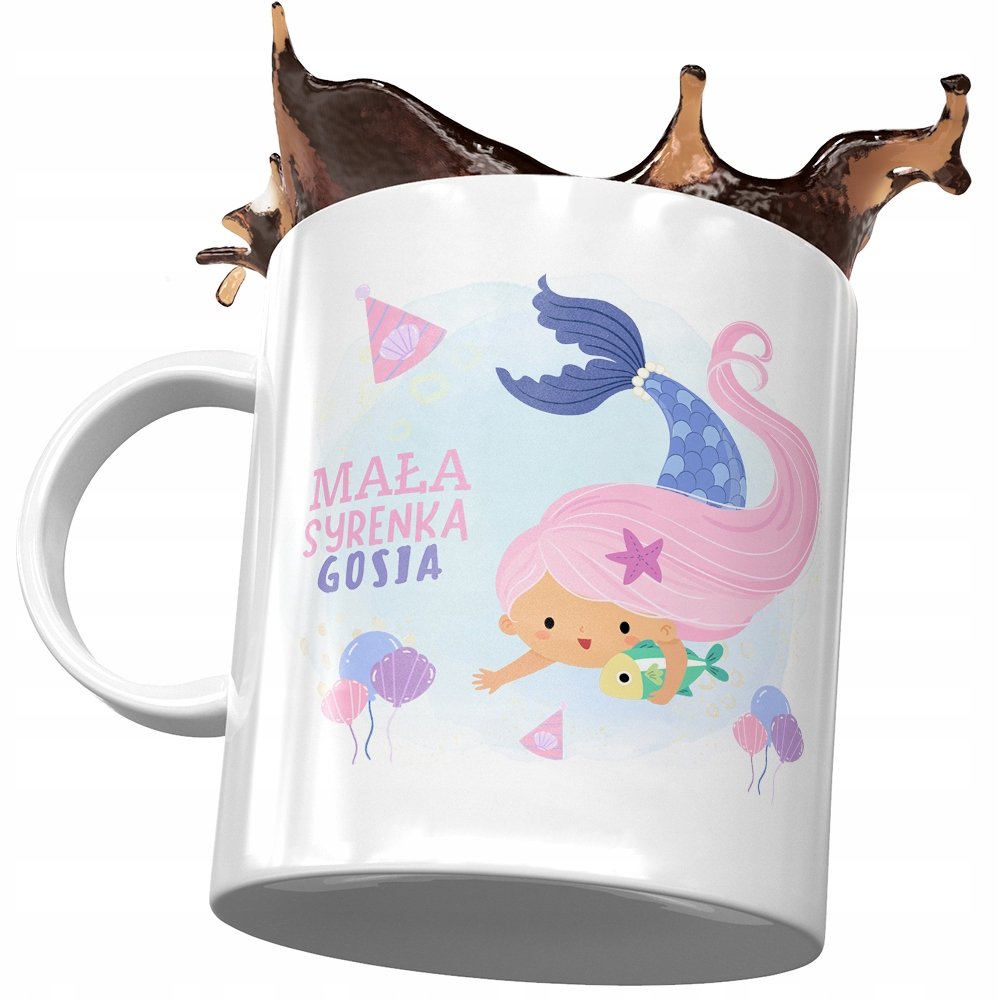 Dla Gosi Kubek na Urodziny Imieniny na Prezent z Nadrukiem ze Zdjęciem + Opakowanie na prezent (wzór 04)