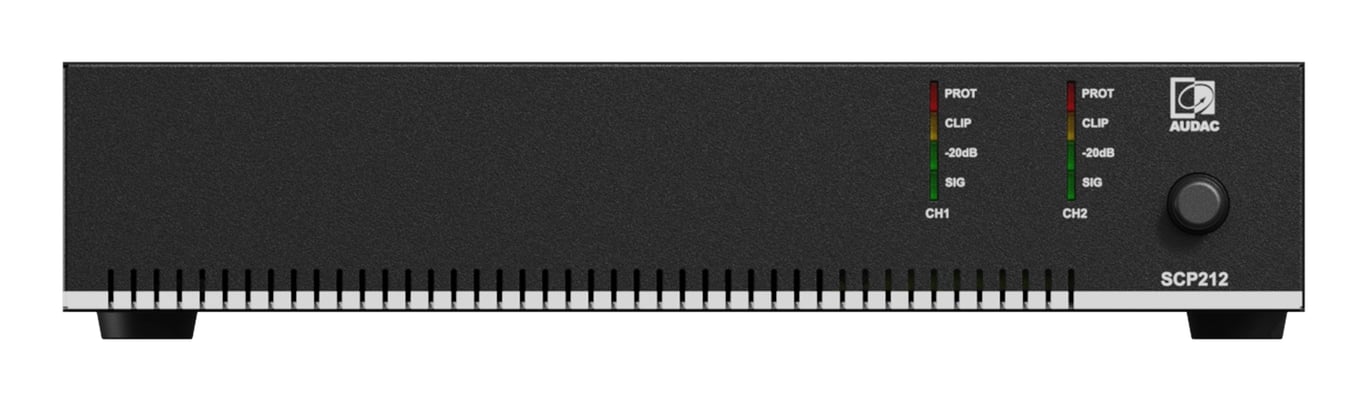 AUDAC SCP212 wzmacniacz audio 2.0 kan. Wielofunkcyjny Czarny