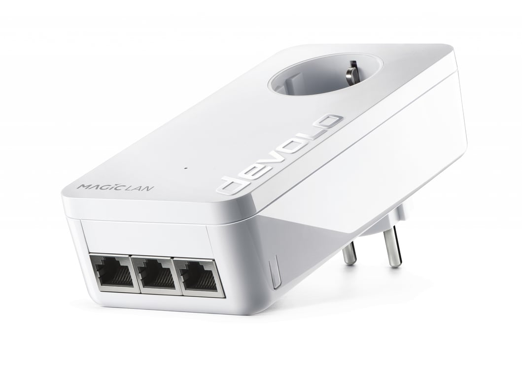Devolo Magic 2 LAN triple 2400 Mbit/s Przewodowa sieć LAN Biały 1 szt.