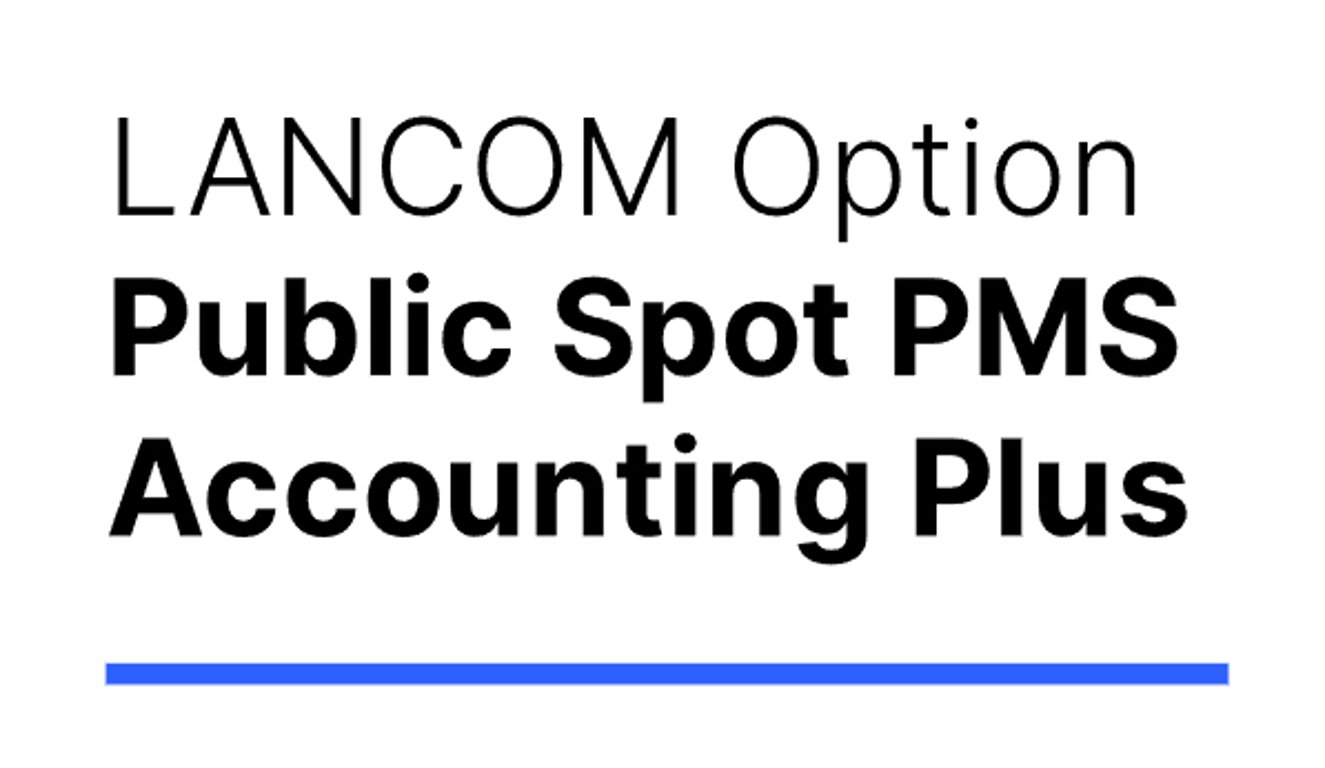 LANCOM Public Spot PMS Accounting Plus Option Zarządzanie siecią 1 x licencja 61638