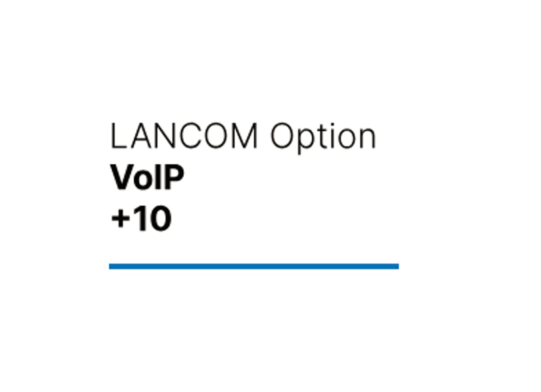LANCOM VoIP +10 Option Zarządzanie siecią 1 x licencja 61423