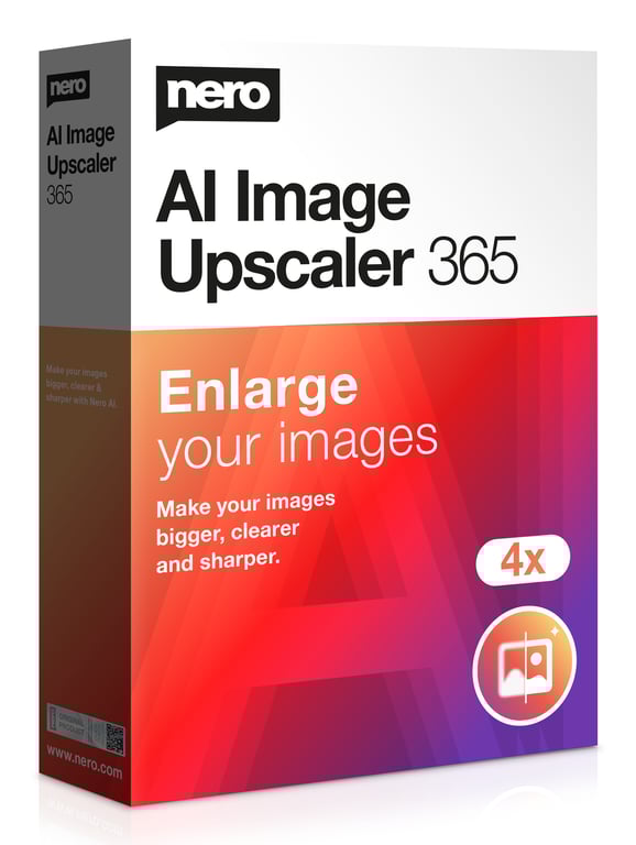 Nero AI Image Upscaler 365 Edytor graficzny 1 x licencja EMEA-12800211