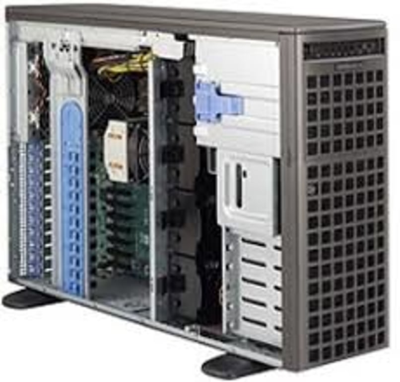 Supermicro CSE-747BTQ-R2K04B zabezpieczenia & uchwyty komputerów Full Tower Czarny 2000 W CSE-747BTQ-R2K04B