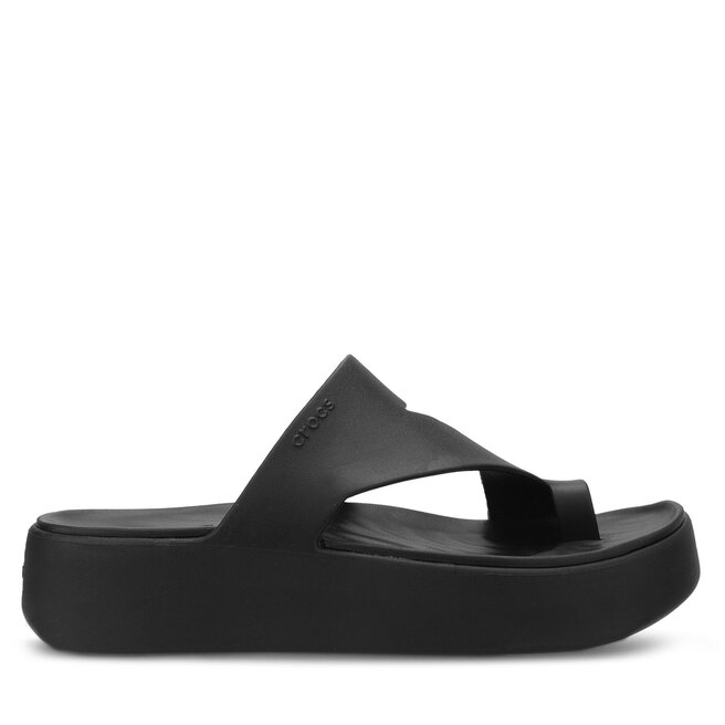 Japonki Crocs Getaway Platform Toe Loop 210834 Czarny